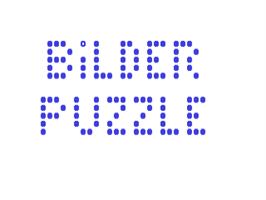 Title screen of Bilder Puzzle on the Commodore 64.