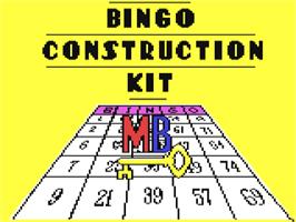 Title screen of Bingo (Commodore Computer Club) on the Commodore 64.