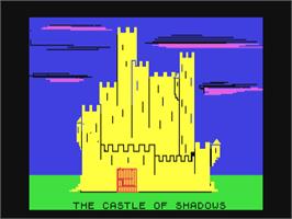 Title screen of Black Crystal on the Commodore 64.