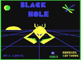Title screen of Black Hole (COMPUTE!) on the Commodore 64.