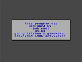 Title screen of Blow Out on the Commodore 64.