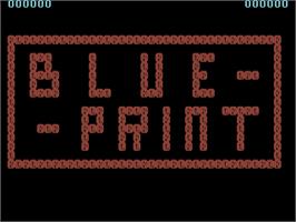 Title screen of Blueprint on the Commodore 64.