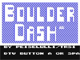 Title screen of Boulder Dash Construction Kit on the Commodore 64.