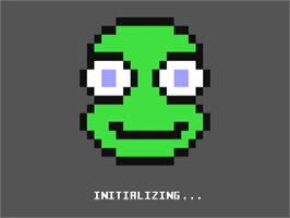 Title screen of Brilliant Maze on the Commodore 64.