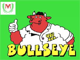 Title screen of Bull's Eye on the Commodore 64.