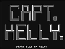 Title screen of Captain Kelly on the Commodore 64.