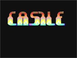 Title screen of Castle on the Commodore 64.