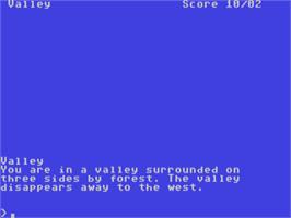 Title screen of Castle Blackstar on the Commodore 64.