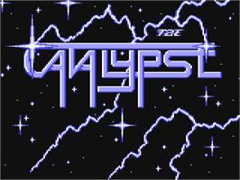 Title screen of Catalypse on the Commodore 64.