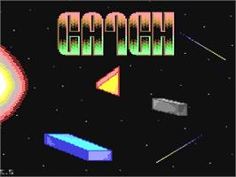 Title screen of Catch on the Commodore 64.