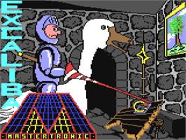 Title screen of Cavelon 2 on the Commodore 64.