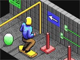 Title screen of Cheap Skate on the Commodore 64.