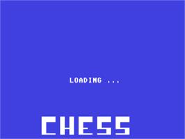 Title screen of Chess-64 on the Commodore 64.