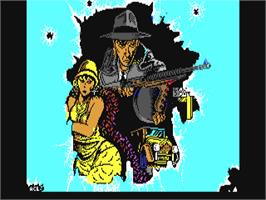 Title screen of Chicago 30's on the Commodore 64.
