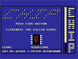 Title screen of Chip on the Commodore 64.