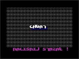 Title screen of Chwat on the Commodore 64.