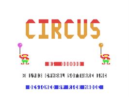 Title screen of Circus (Cymbal) on the Commodore 64.