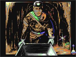Title screen of Coalminer on the Commodore 64.
