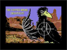Title screen of Coffee Break Shootout, The on the Commodore 64.