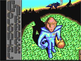 Title screen of Colonial Trader on the Commodore 64.