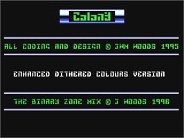 Title screen of Colony on the Commodore 64.