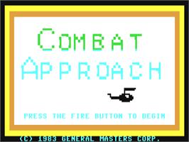 Title screen of Combat Approach on the Commodore 64.
