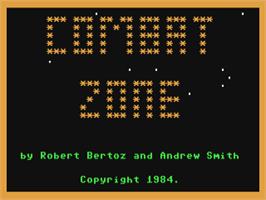 Title screen of Combat Zone (Alternative) on the Commodore 64.