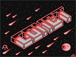 Title screen of Comet on the Commodore 64.