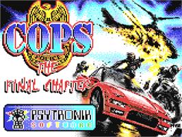 Title screen of Cops 4 - The Final Chapter on the Commodore 64.