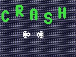 Title screen of Crash (64'er) on the Commodore 64.