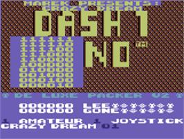 Title screen of Crazy Dream 1 on the Commodore 64.