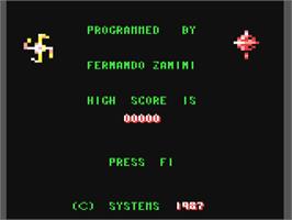 Title screen of Croll Ship on the Commodore 64.