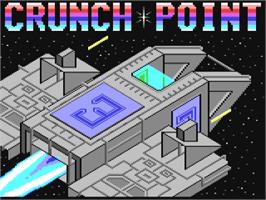 Title screen of Crunch Point on the Commodore 64.