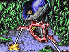 Title screen of Cybernoid 2: The Revenge on the Commodore 64.