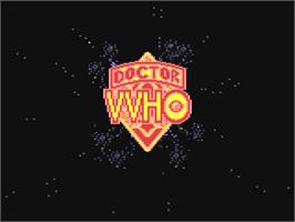 Title screen of Dalek Attack on the Commodore 64.