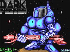 Title screen of Dark Fusion on the Commodore 64.