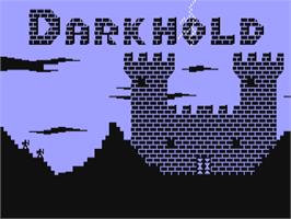 Title screen of Darkhold on the Commodore 64.