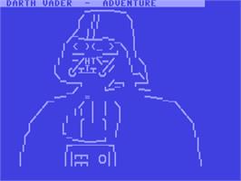 Title screen of Darth Vader - Adventure on the Commodore 64.