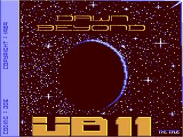 Title screen of Dawn Beyond Ub-11 - Motorhead 2 on the Commodore 64.