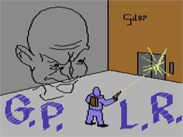 Title screen of Deadline (RUN) on the Commodore 64.