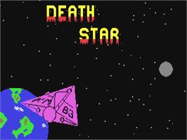 Title screen of Death Star (Rabbit Software) on the Commodore 64.