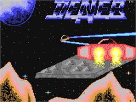 Title screen of Deneb on the Commodore 64.
