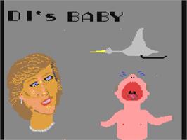 Title screen of Di's Baby on the Commodore 64.