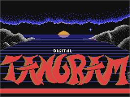 Title screen of Digital Tangram on the Commodore 64.
