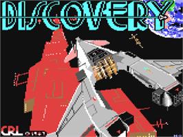 Title screen of Discovery on the Commodore 64.
