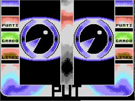 Title screen of Ditris on the Commodore 64.