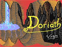 Title screen of Doriath on the Commodore 64.