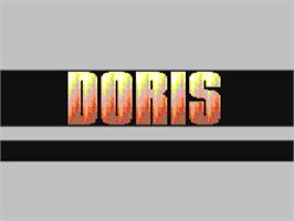 Title screen of Doris on the Commodore 64.