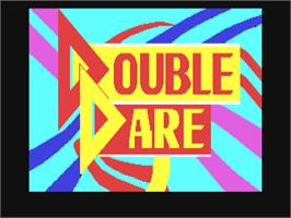 Title screen of Double Dare (Alternative) on the Commodore 64.
