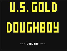 Title screen of Doughboy on the Commodore 64.